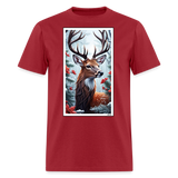 In The Woods - dark red