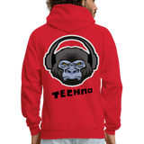 TECHNO 3 Hoodie - red