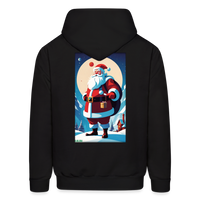 Santa Claus Hoodie - black