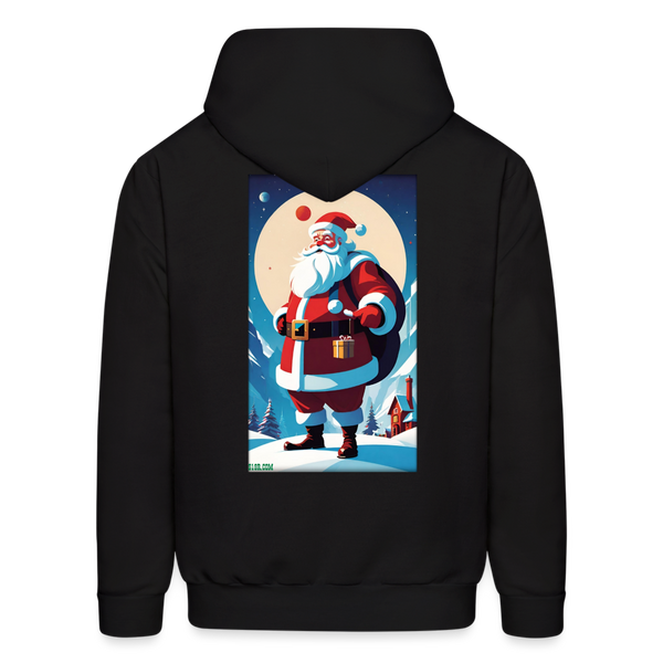 Santa Claus Hoodie - black