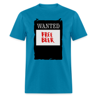 FREE BEER - turquoise