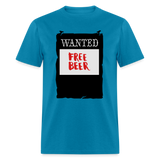 FREE BEER - turquoise