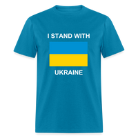 I STAND WITH UKRAINE - turquoise