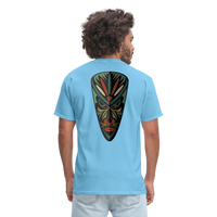 AFRICAN MASK - aquatic blue