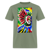 Drawing - military green