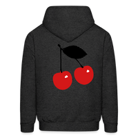 CHERRY TOP Hoodie - charcoal grey