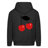 CHERRY TOP Hoodie - charcoal grey