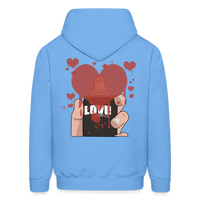 LOVE Hoodie - carolina blue