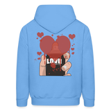 LOVE Hoodie - carolina blue