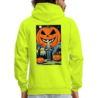 Happy Man Hoodie - safety green