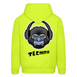 TECHNO 3 Hoodie - safety green