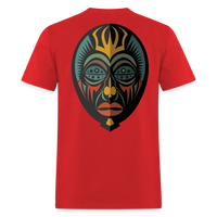 AFRICAN MASK 5 - red