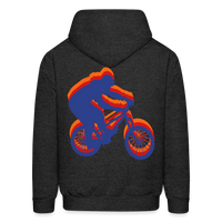 BIKER Hoodie - charcoal grey