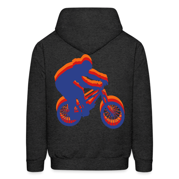 BIKER Hoodie - charcoal grey