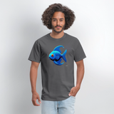 Blue Fish - charcoal