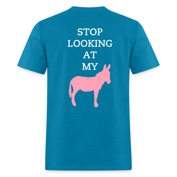 STOP LOOKING - turquoise