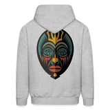 AFRICAN MASK 5 Hoodie - heather gray