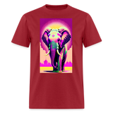 Elephant Love - dark red