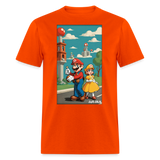 Mario and Princess - orange