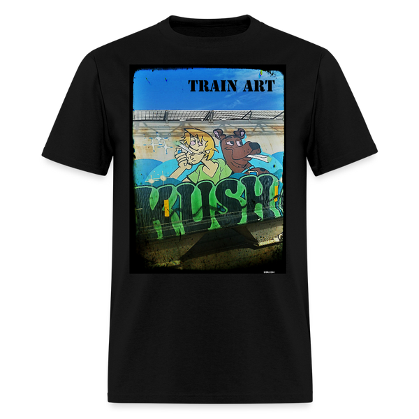 Train Art - black