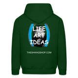 LIFE ART IDEAS Hoodie - forest green