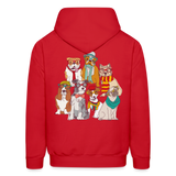 DOG LOVE Hoodie * Fundraiser * - red