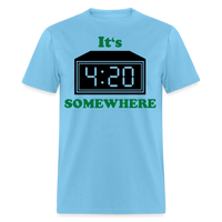 SOMEWHERE - aquatic blue