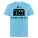 SOMEWHERE - aquatic blue