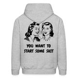 START SOME Hoodie - heather gray