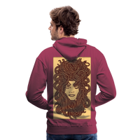 Medusa - burgundy