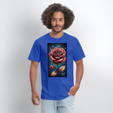 Rose - royal blue