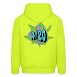 420 A Hoodie - safety green