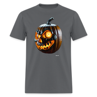 Pumpkin Face - charcoal