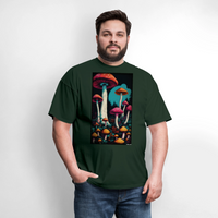 Mushroom Land - forest green
