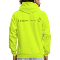 I POOPED Hoodie - safety green
