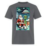 Alien Christmas - charcoal