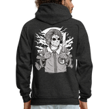 J Hoodie - charcoal grey