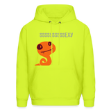 ssssssssssEXY Hoodie - safety green