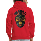 AFRICAN MASK 3 Hoodie - red