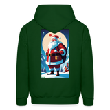 Santa Claus Hoodie - forest green