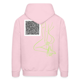 CHECK IT OUT Short Story Hoodie - pale pink