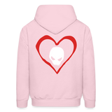 DARK LOVE Hoodie - pale pink