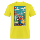 Mario and Princess - yellow