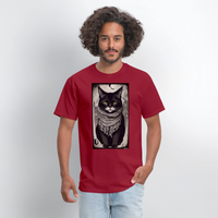 Cat Town - dark red