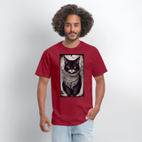 Cat Town - dark red