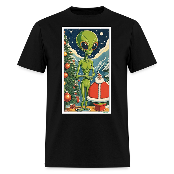 Alien Christmas - black