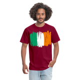 IRISH FLAG - burgundy