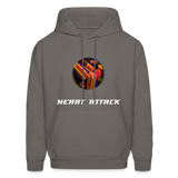 HEART ATTACK Hoodie - asphalt gray