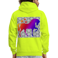 HORSE BACK Hoodie - safety green