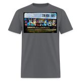 Train Art - charcoal